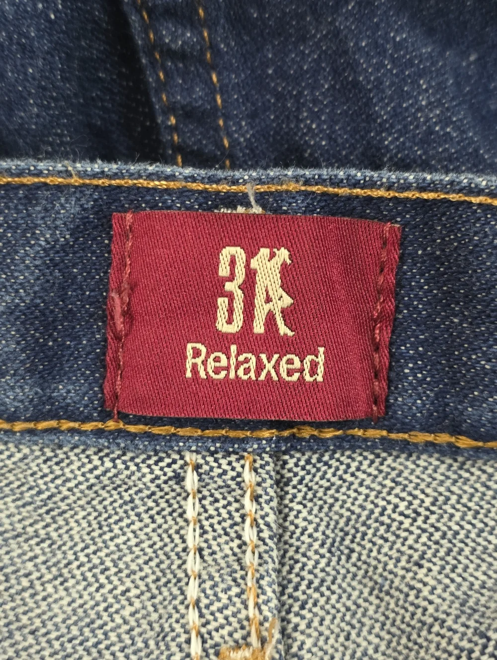 Wrangler 31MWZ Relaxed Fit Jeans Mens 36x34 Dark Wash Straight Denim Cowboy Cut